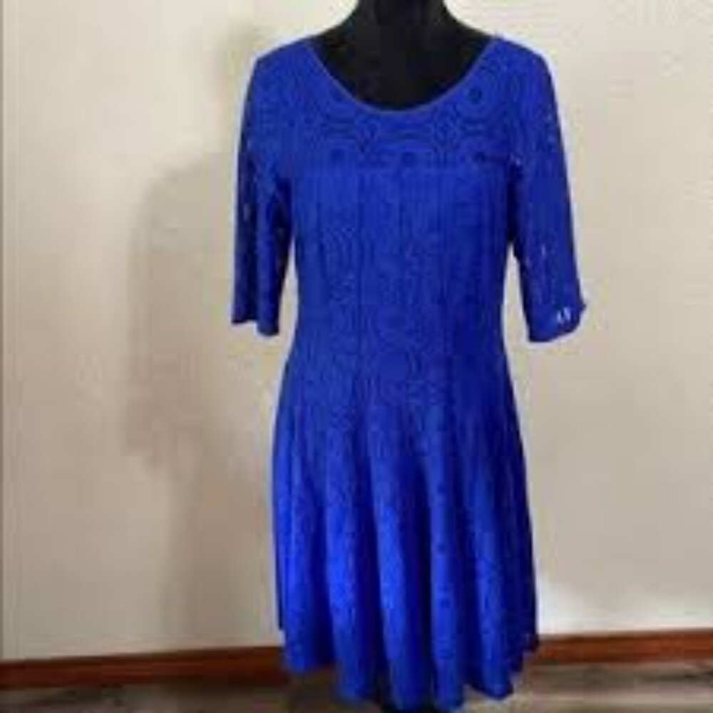 NEW Rabbit Rabbit Rabbit Blue 💙💙Lace Dress - Picture 4 of 13